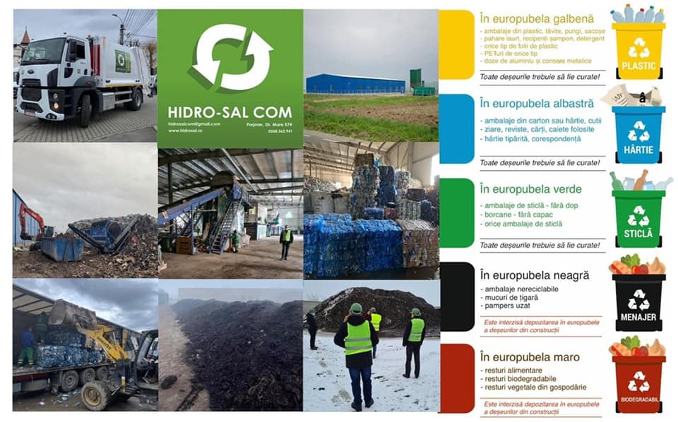 Sistemul de management integrat al deșeurilor pe aria comunei Sânpetru